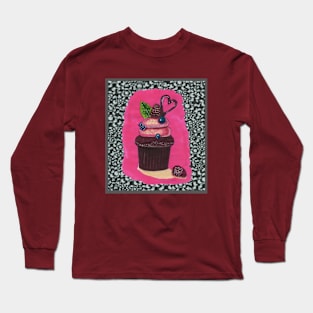 Muffin with Berries Long Sleeve T-Shirt